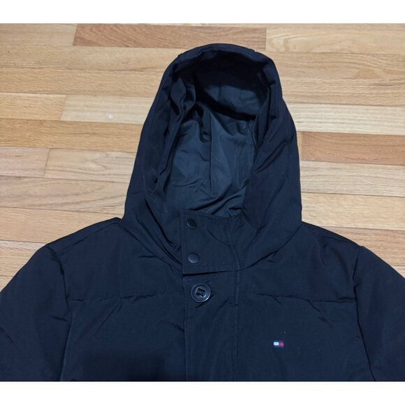 Tommy Hilfiger Men’s Parka Coat Black Warm Like Down Size M READ DESCRIPTION - Picture 6 of 16